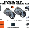 BigMetroKit - podzemní pohony pro křídlové brány